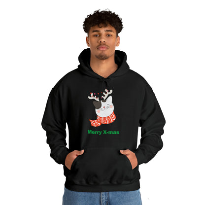 Merry X-mas cat Hoodie