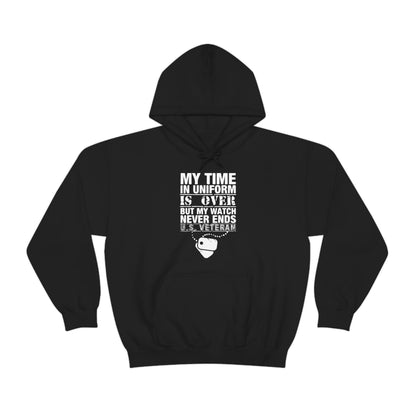 my time in uniform is over Hoodie