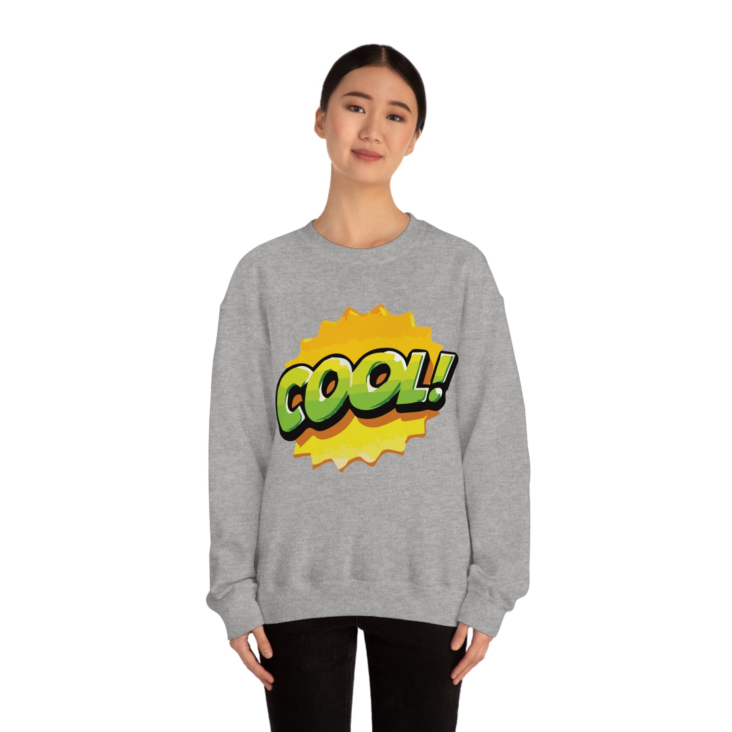 Cool! colorful graphic Crewneck Sweatshirt