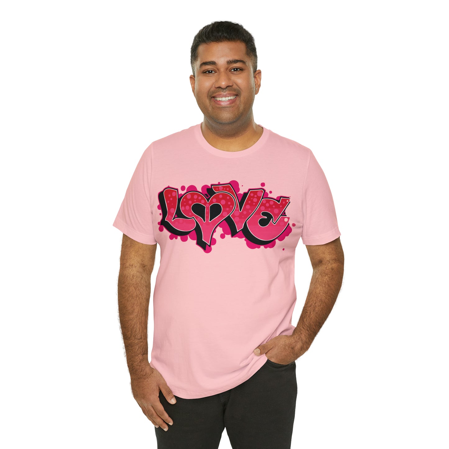 Peace and Love graffiti T-Shirt