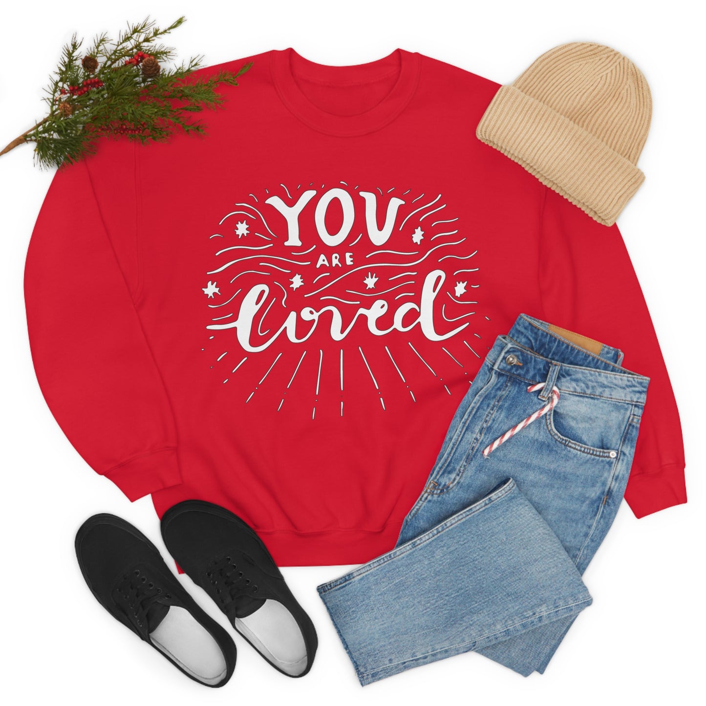 You-are loved Crewneck Sweatshirt