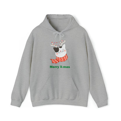 Merry X-mas cat Hoodie