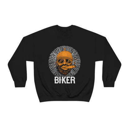 Cool Biker Crewneck Sweatshirt