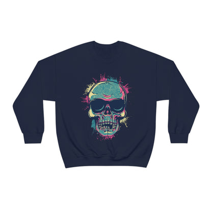 South Beach Skull Crewneck Sweatshirt