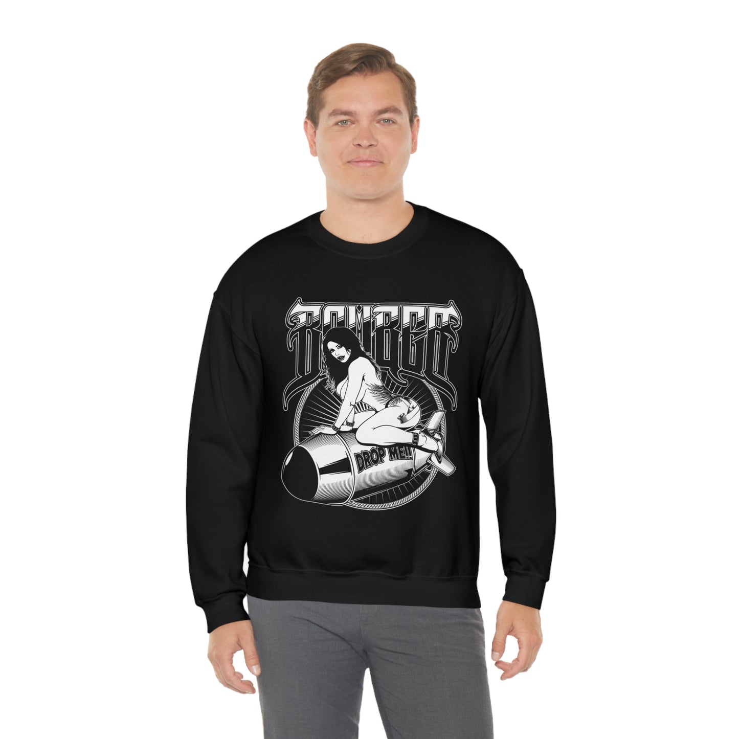 Bomb chick Tattoo Crewneck Sweatshirt