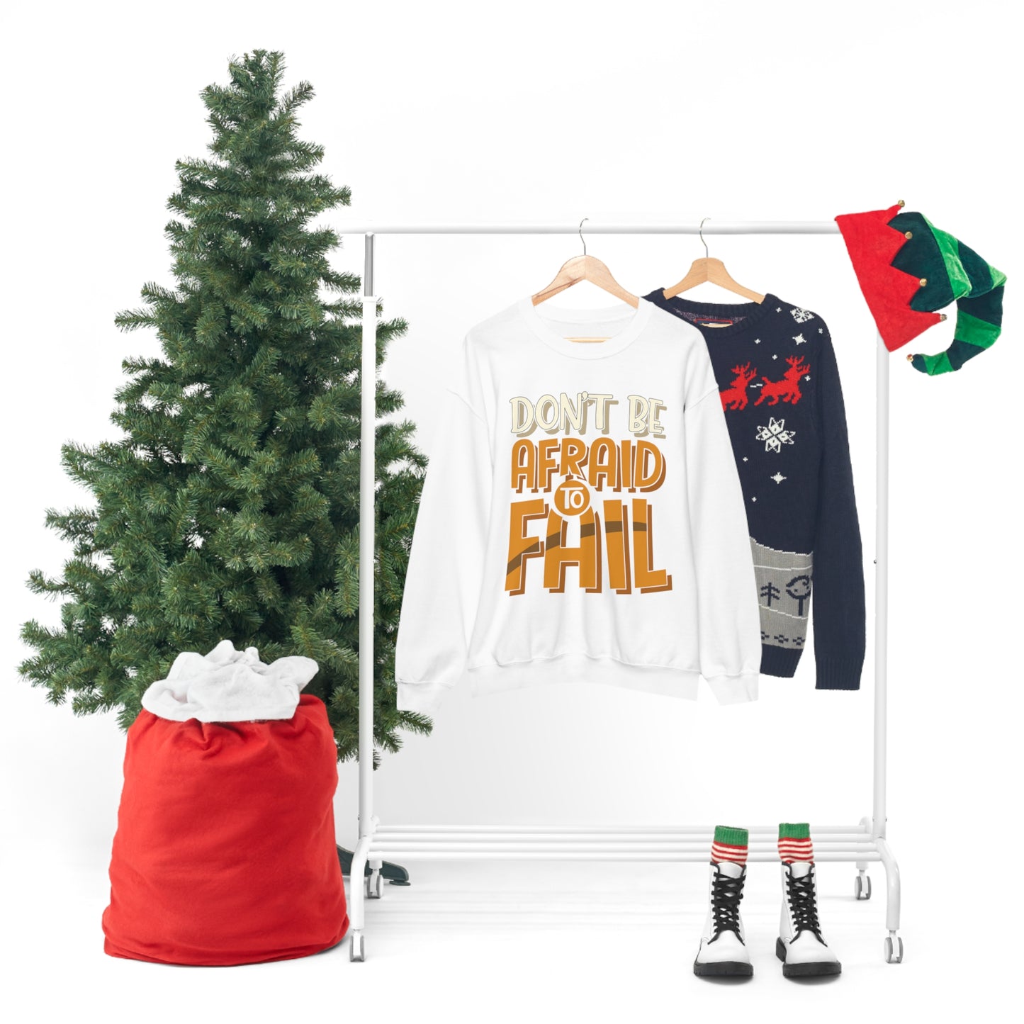 Don't Be Afraid to Fail Crewneck Sweatshirt