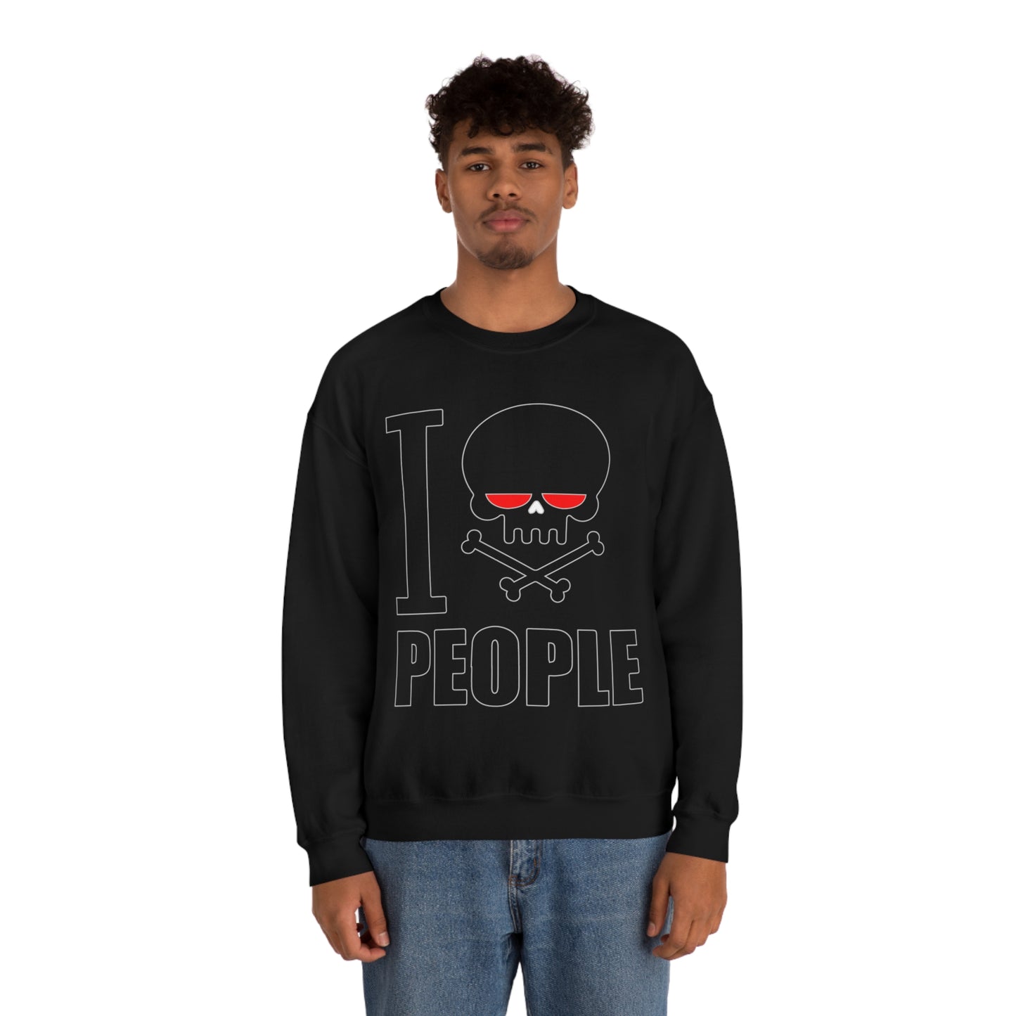 I hate people Crewneck Sweatshirt