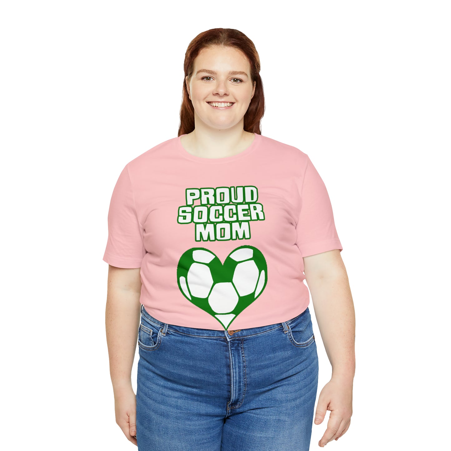 Proud -soccer-mom Heart T-Shirt