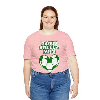 Proud -soccer-mom Heart T-Shirt