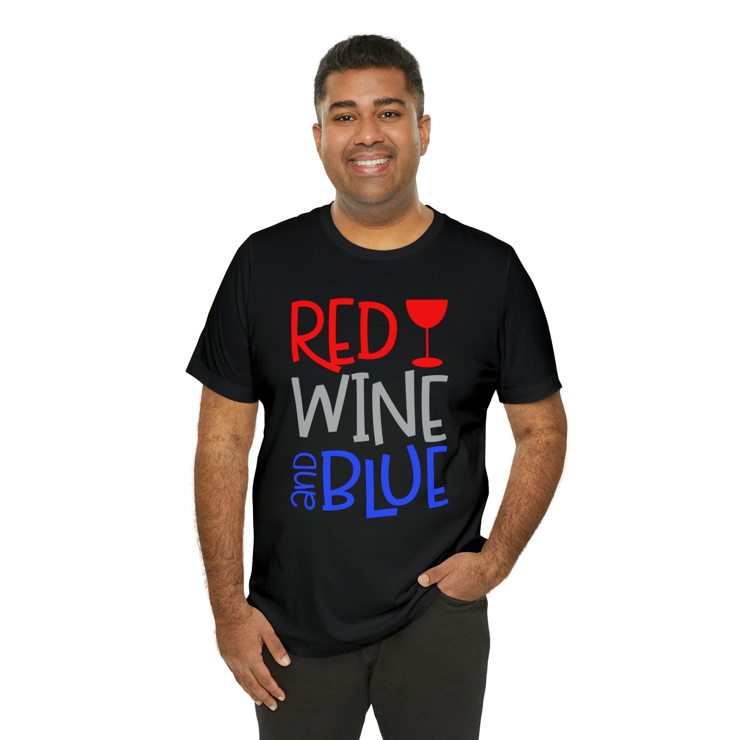 Red Wine Blue T-Shirt