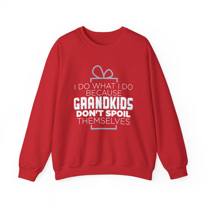 Grandkids don't spoiled themselves Crewneck Sweatshirt