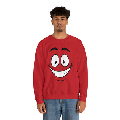 Big smile face Crewneck Sweatshirt