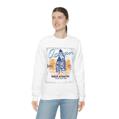 Ocean Hawaii Vibes Crewneck Sweatshirt