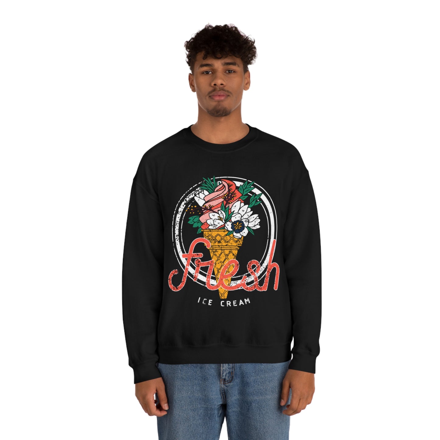 Fresh Like Ice Cream Crewneck Sweatshirt