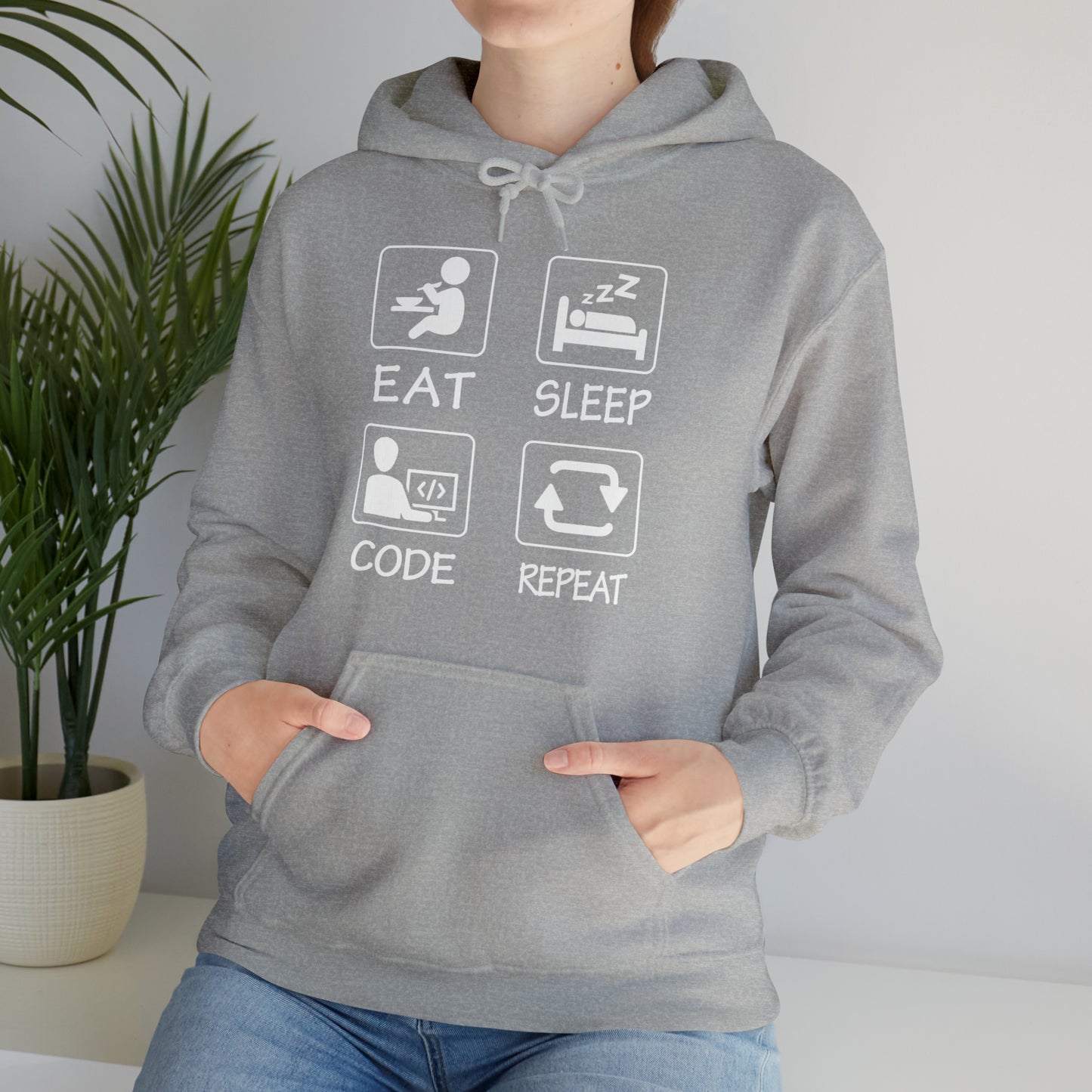 Eat sleep Code Repeat Hoodie