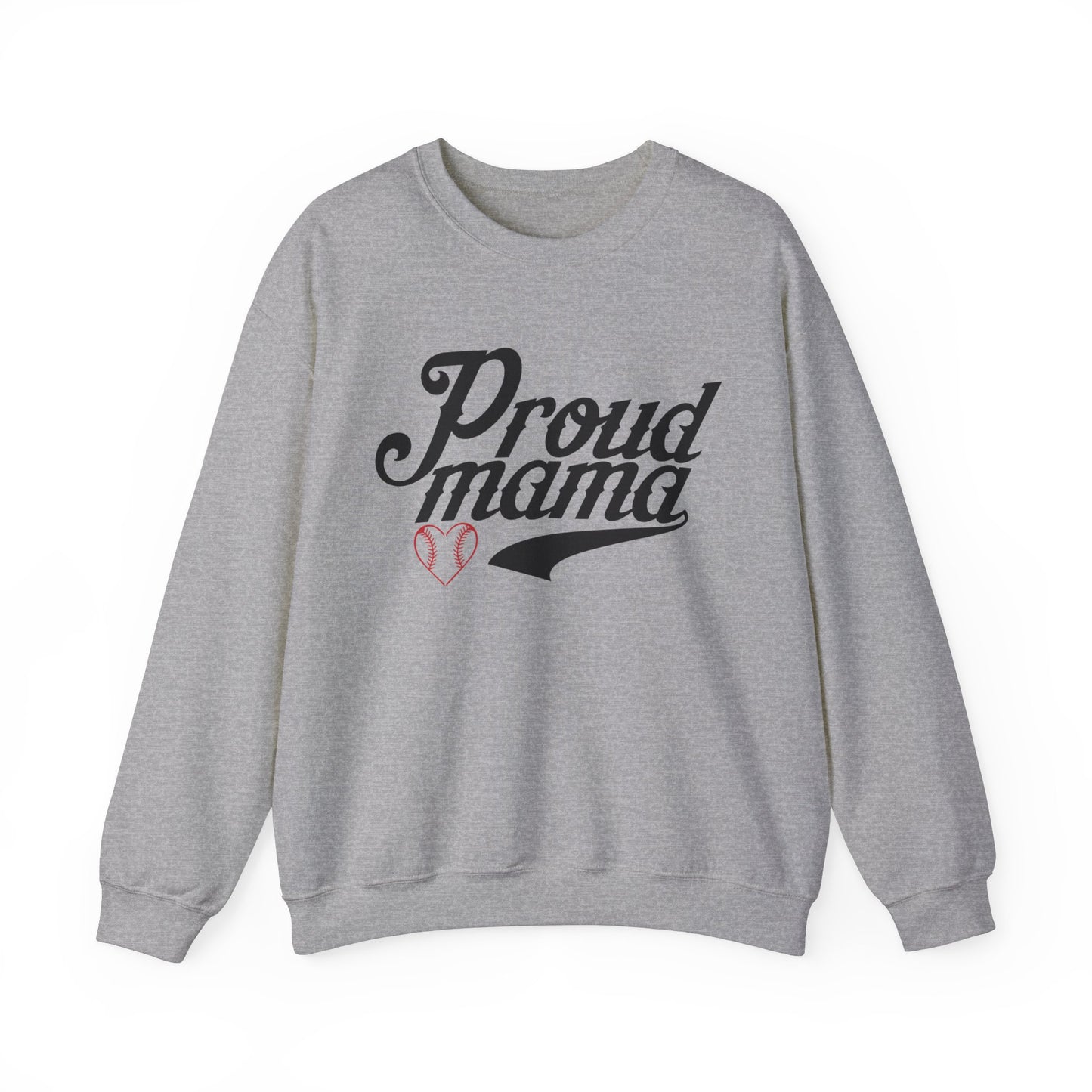 Proud Baseball Mama Crewneck Sweatshirt