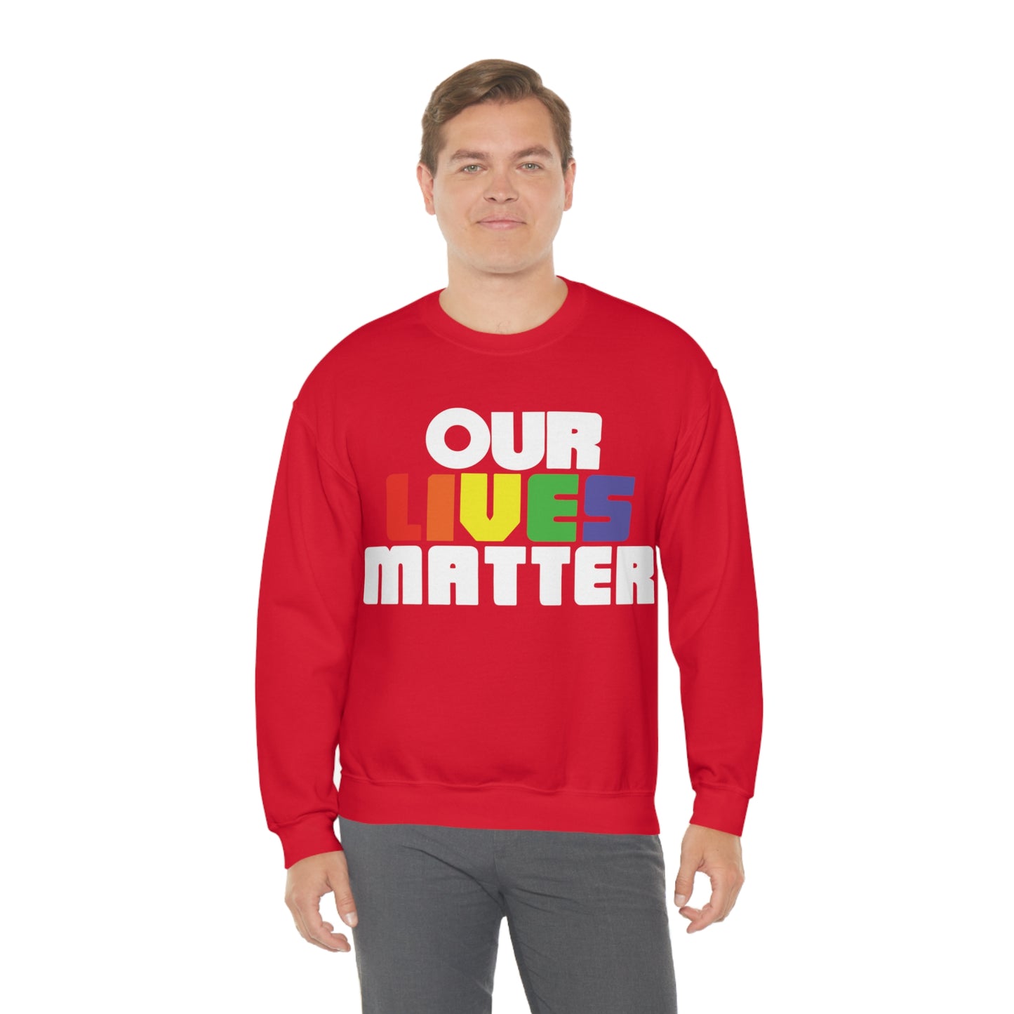 Our lives matter Crewneck Sweatshirt