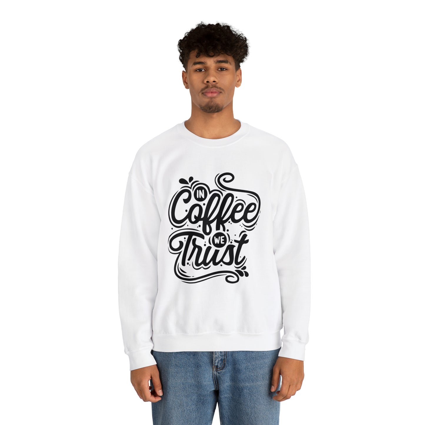 In coffee we trust Crewneck Sweatshirt