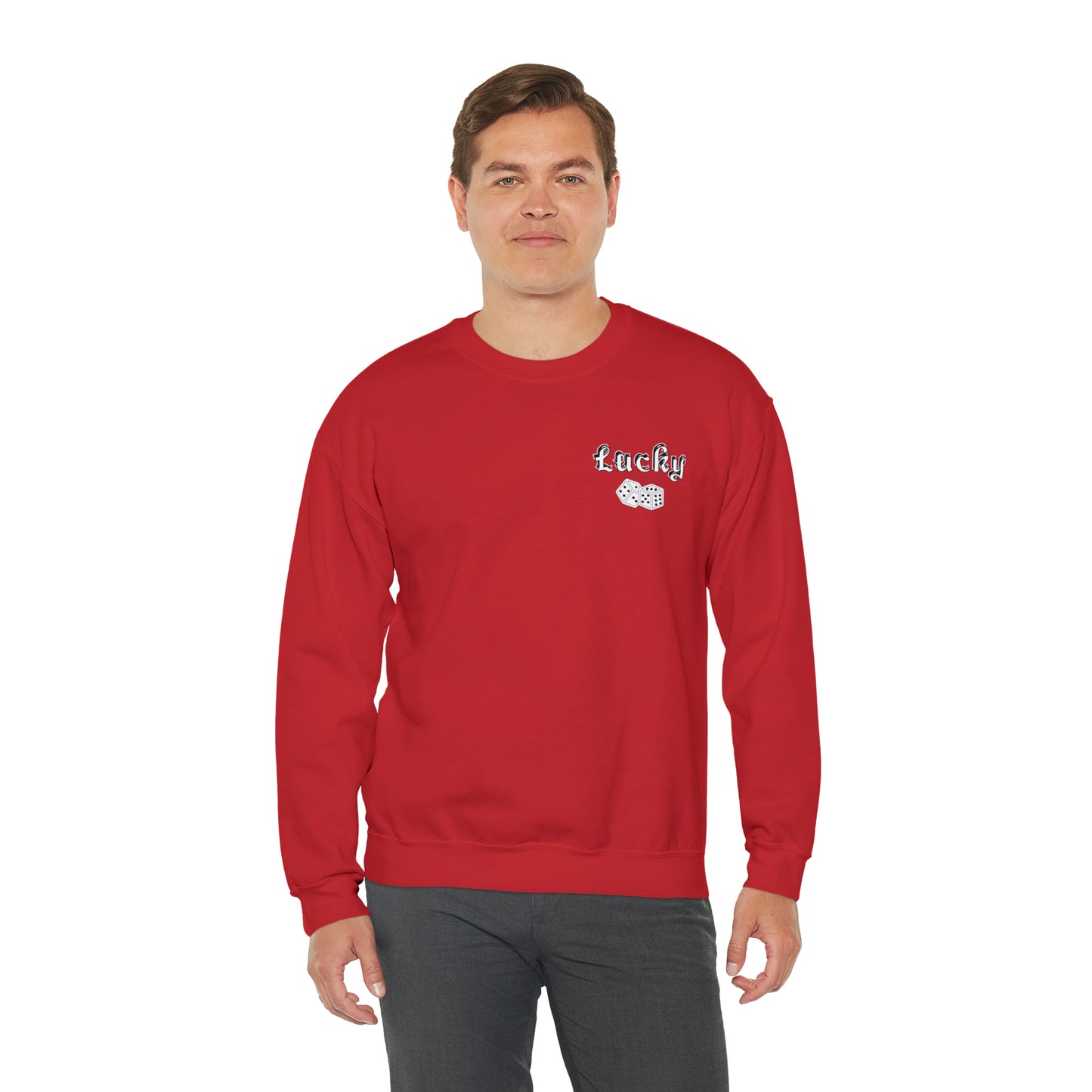 Lucky Front and back Crewneck Sweatshirt