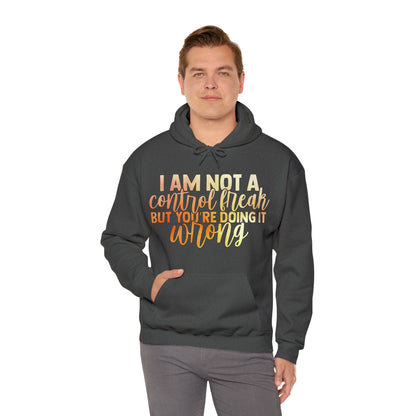 I Am Not A Control Freak But You're Doing It Wrong Hoodie