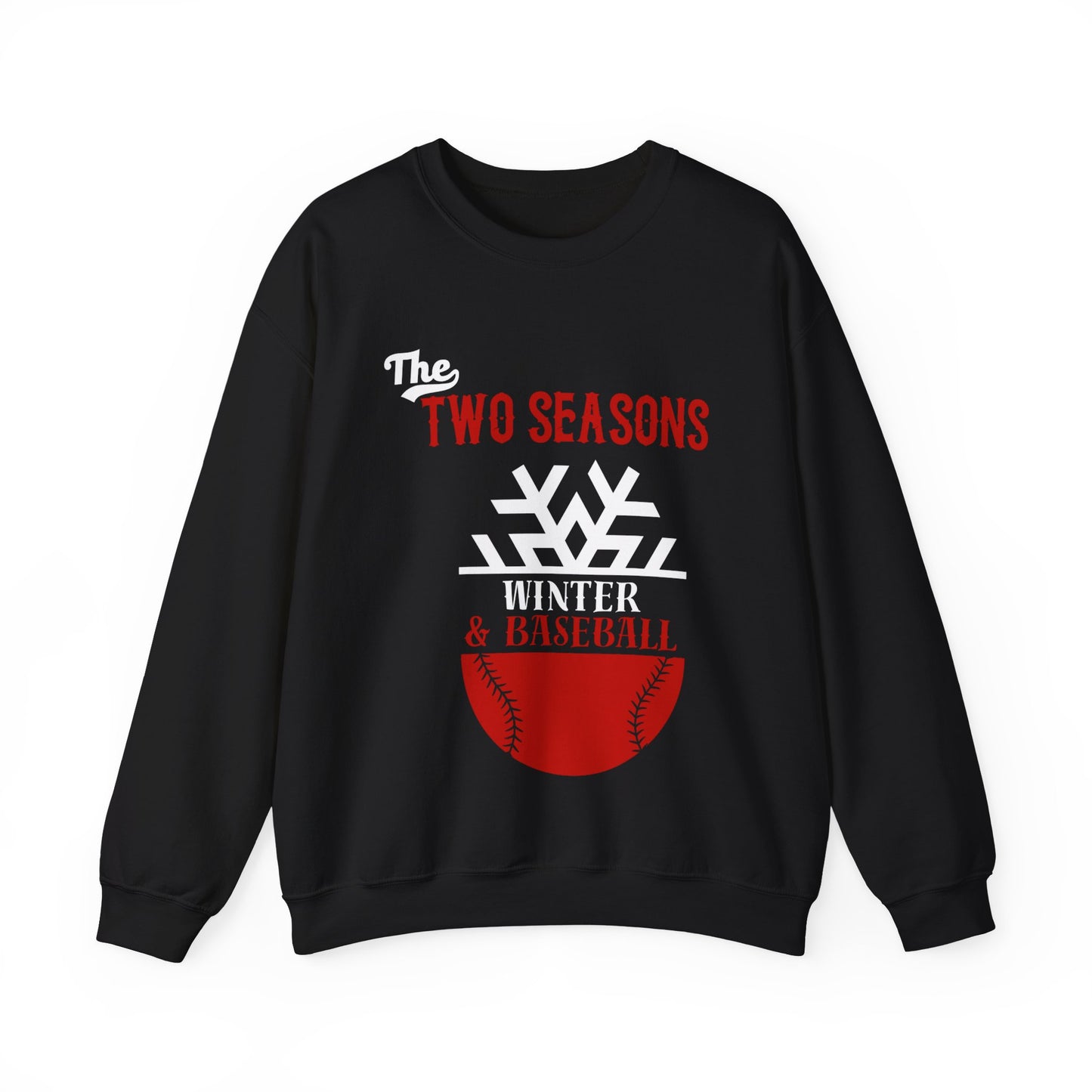 Two Seasons Winter & Baseball Crewneck Sweatshirt