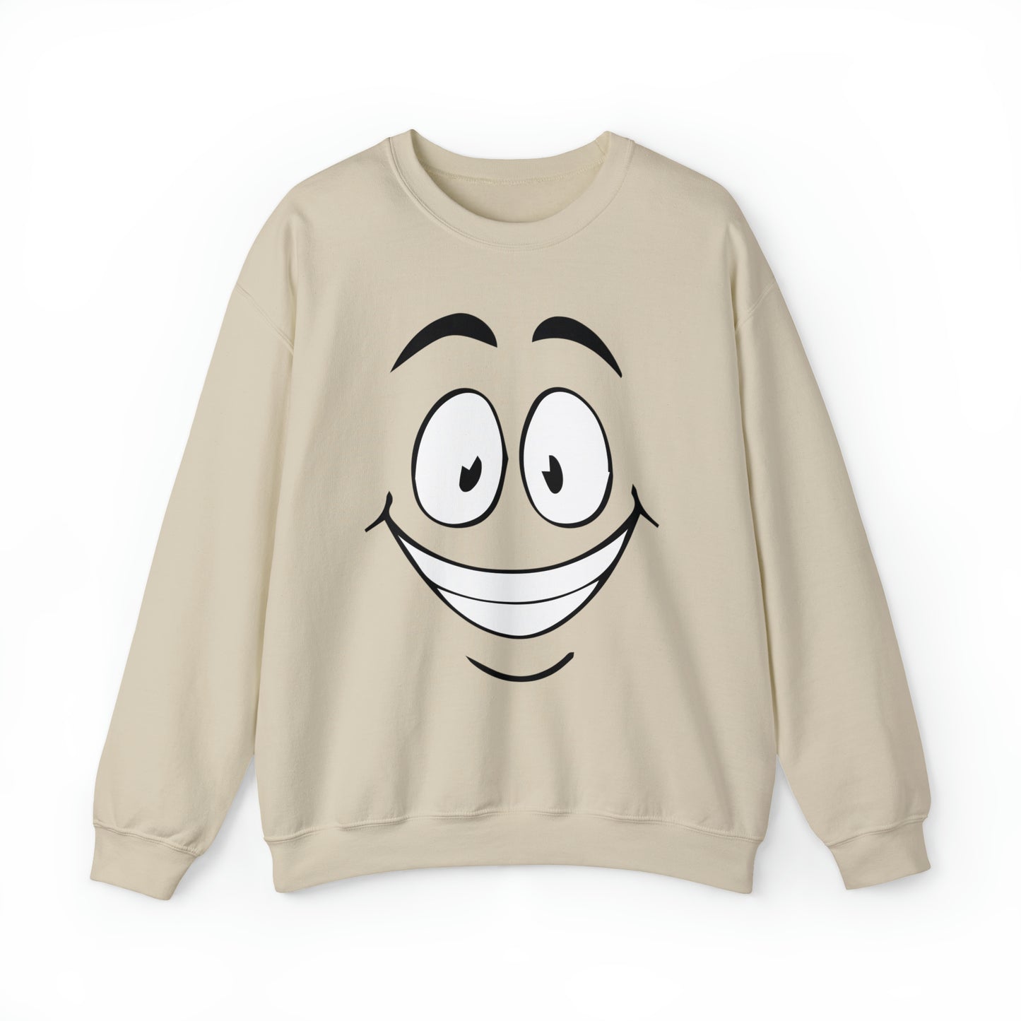 Big smile face Crewneck Sweatshirt