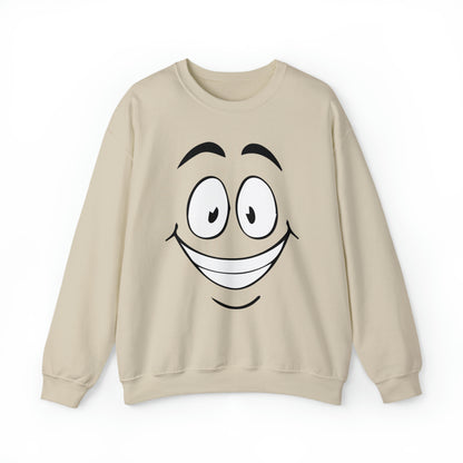 Big smile face Crewneck Sweatshirt