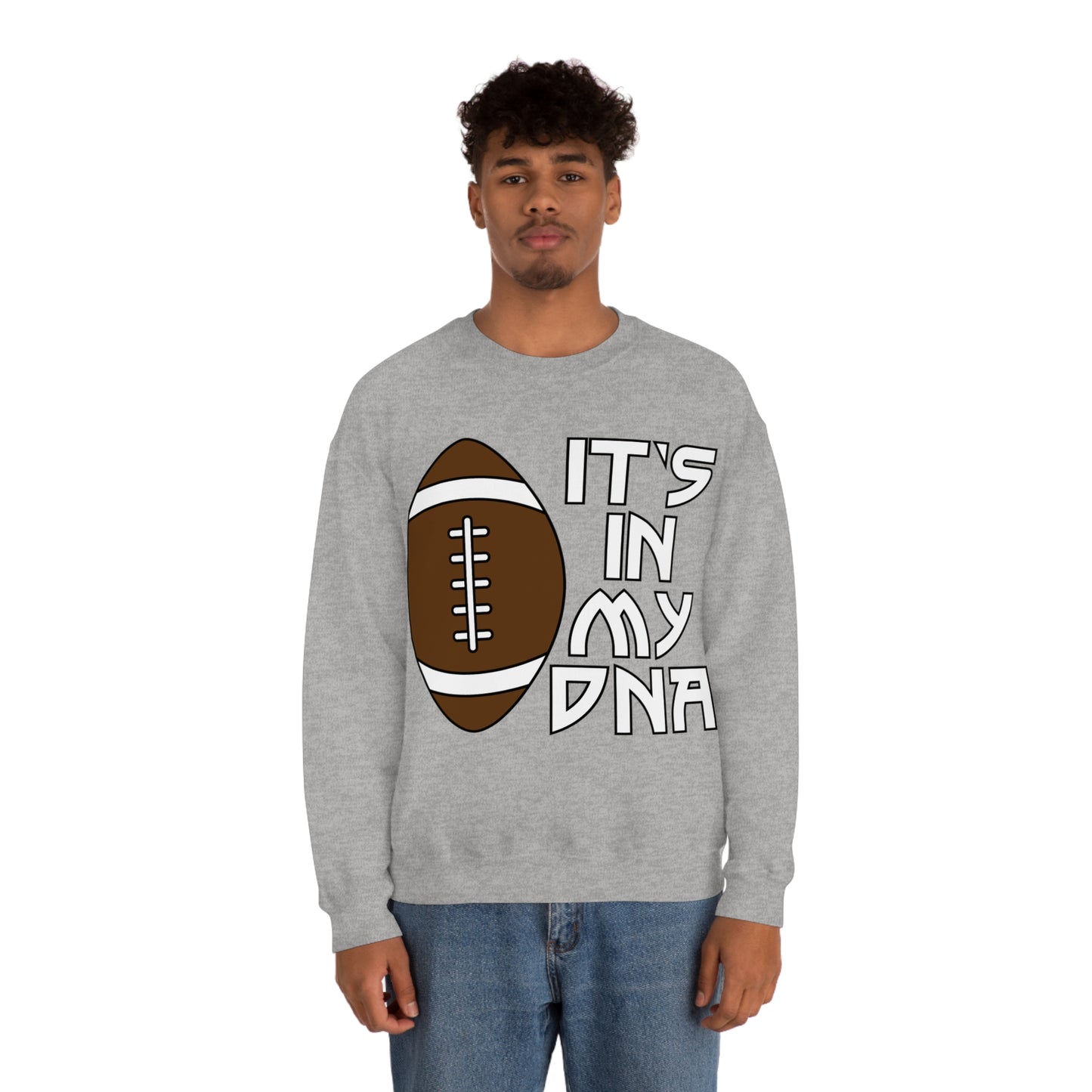 Football is in my DNA Crewneck Sweatshirt