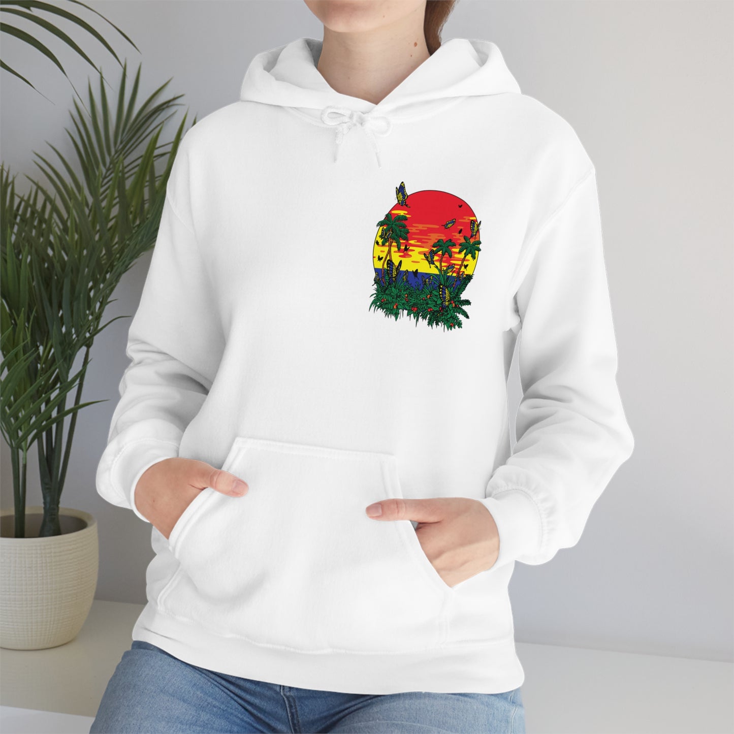 Sunset Butterfly Vibes Hoodie