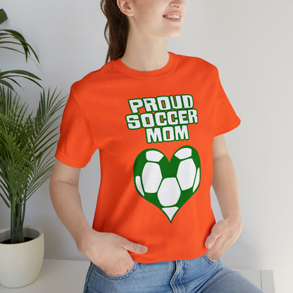 Proud -soccer-mom Heart T-Shirt