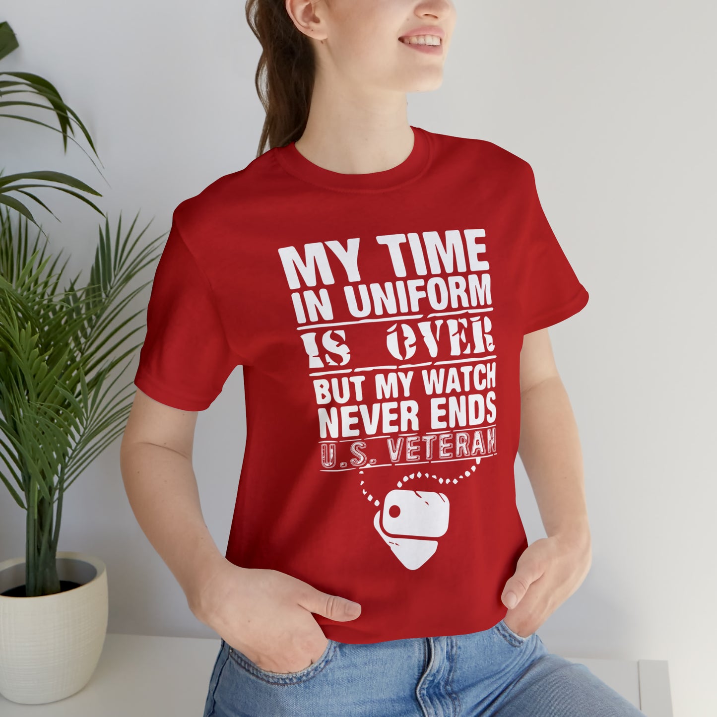 my time in uniform is over T-Shirt