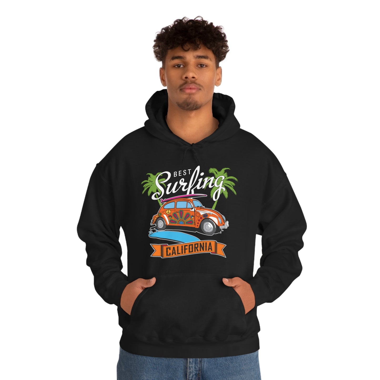 Best Surfing California Buggy Hoodie