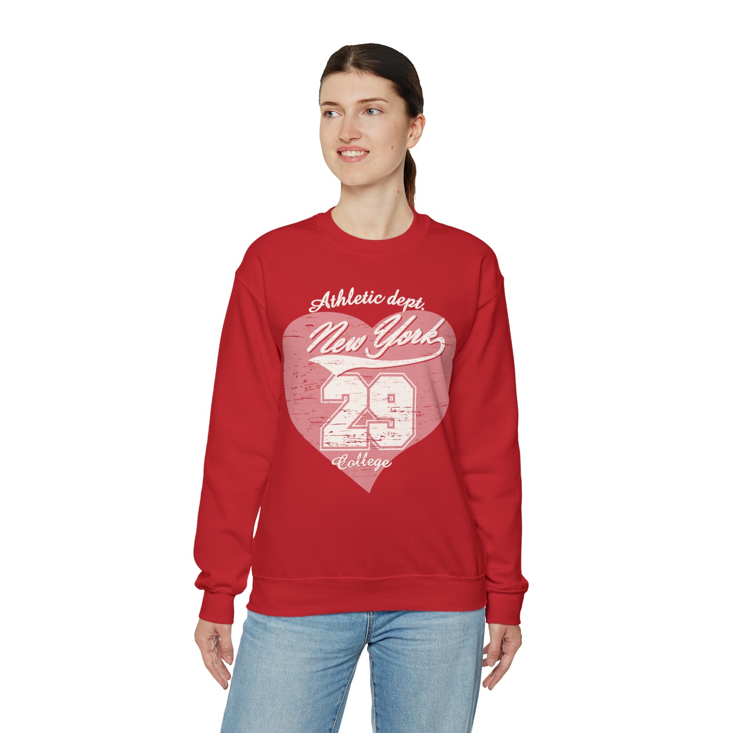 Love for NY College Crewneck Sweatshirt