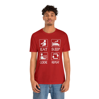 Eat sleep Code Repeat T-Shirt