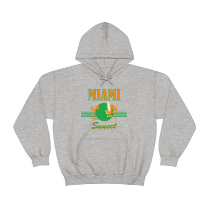 Miami Sunset Beach Paradise Hoodie