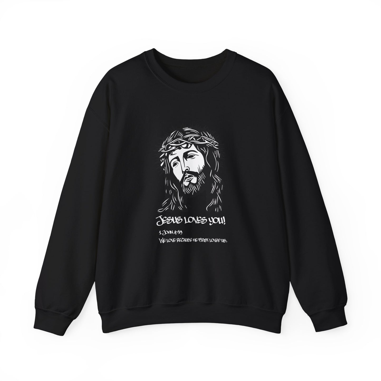 Jesus loves you Crewneck Sweatshirt