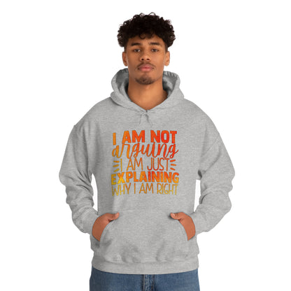 I Am Not Arguing I Am Just Explaining Why I Am Right Hoodie