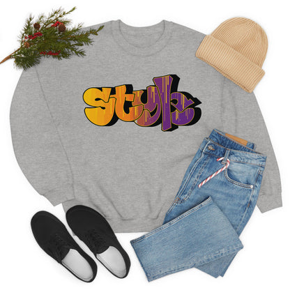 Style colorful graffiti Crewneck Sweatshirt