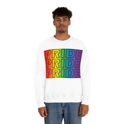 Pride Pride Pride Crewneck Sweatshirt