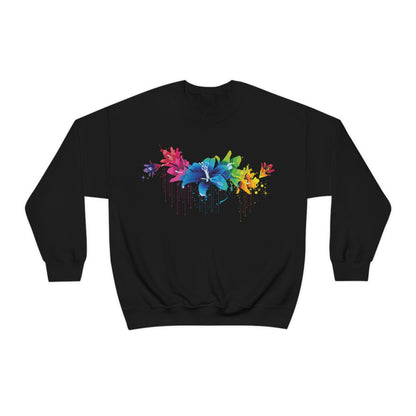 Beautiful colorful flowers Crewneck Sweatshirt