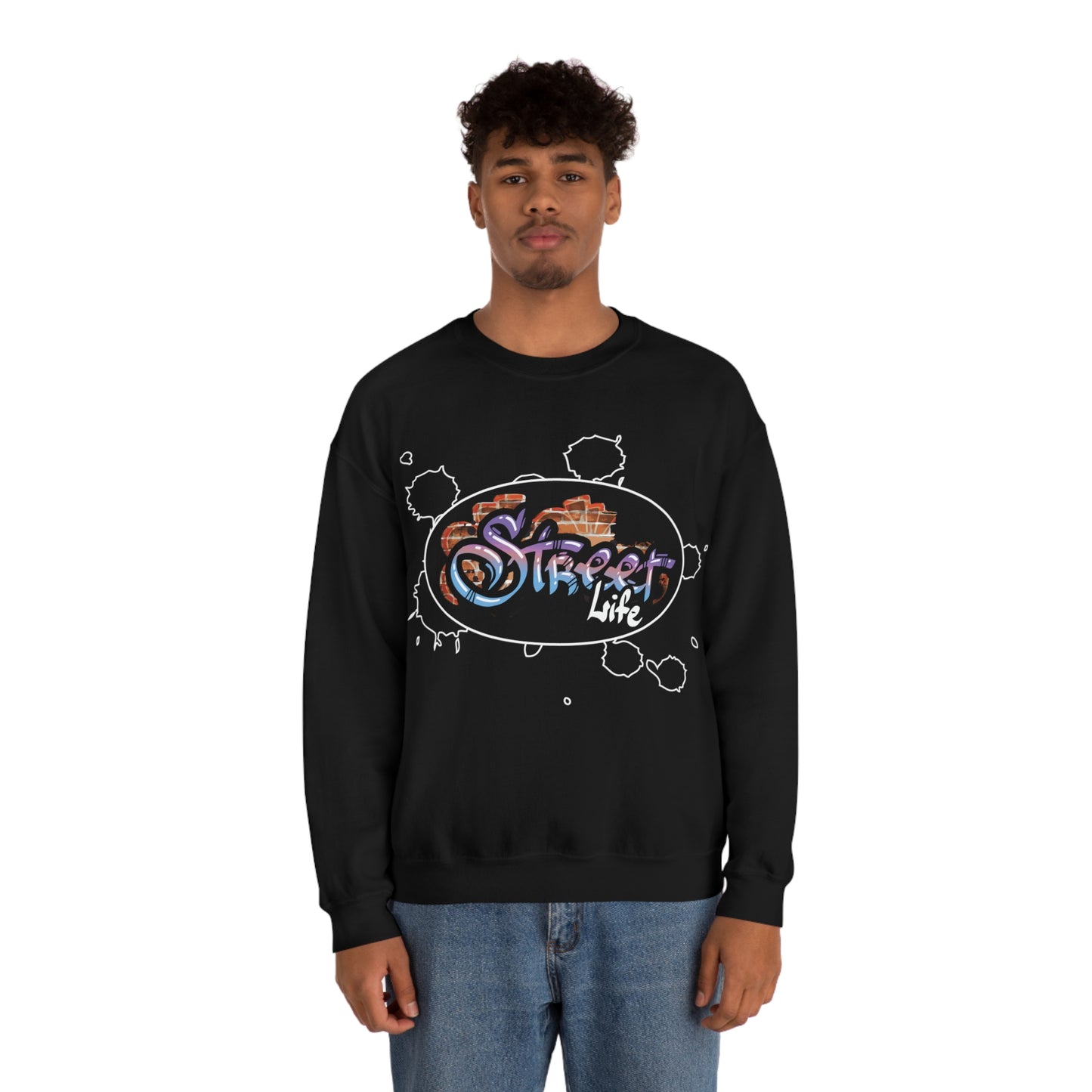 Street life graffiti Crewneck Sweatshirt