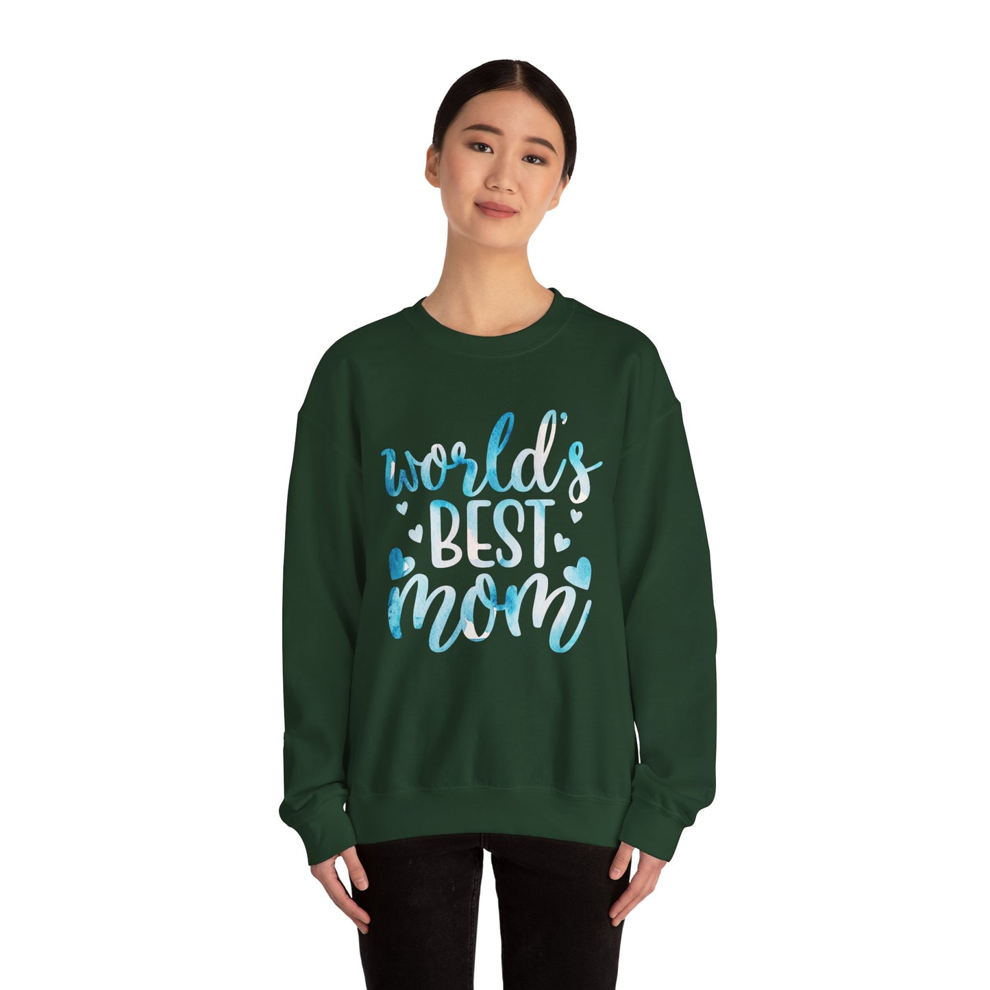 Worlds best Mom Crewneck Sweatshirt