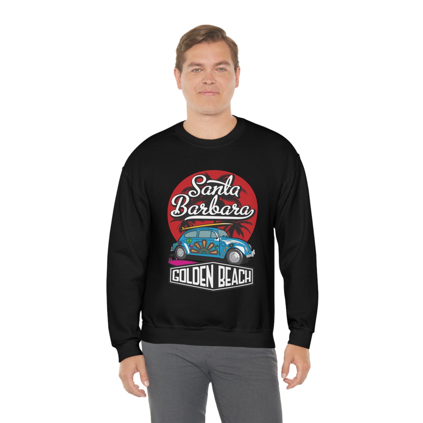 Golden Beach Buggy Crewneck Sweatshirt