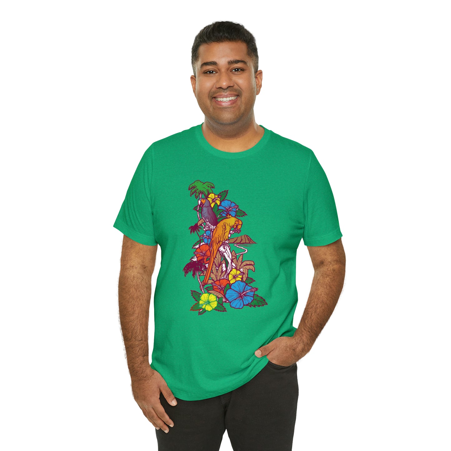 Parrot Jungle Floral T-Shirt