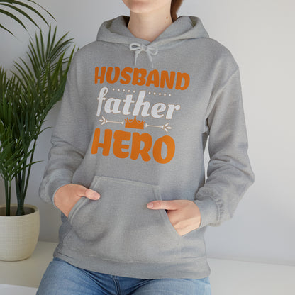 Husband Father Hero Hoodie