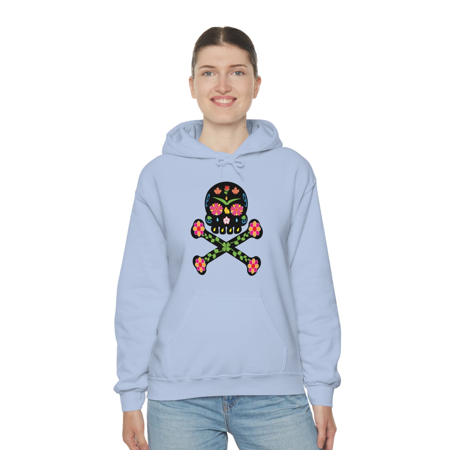 Day of the Dead Skull Hoodie