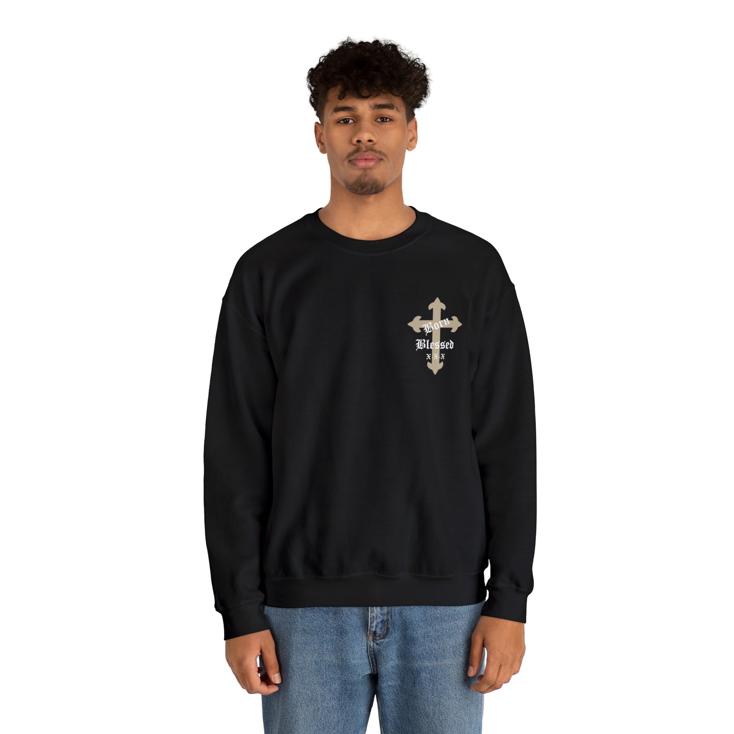 Born Blessed Crewneck Sweatshirt