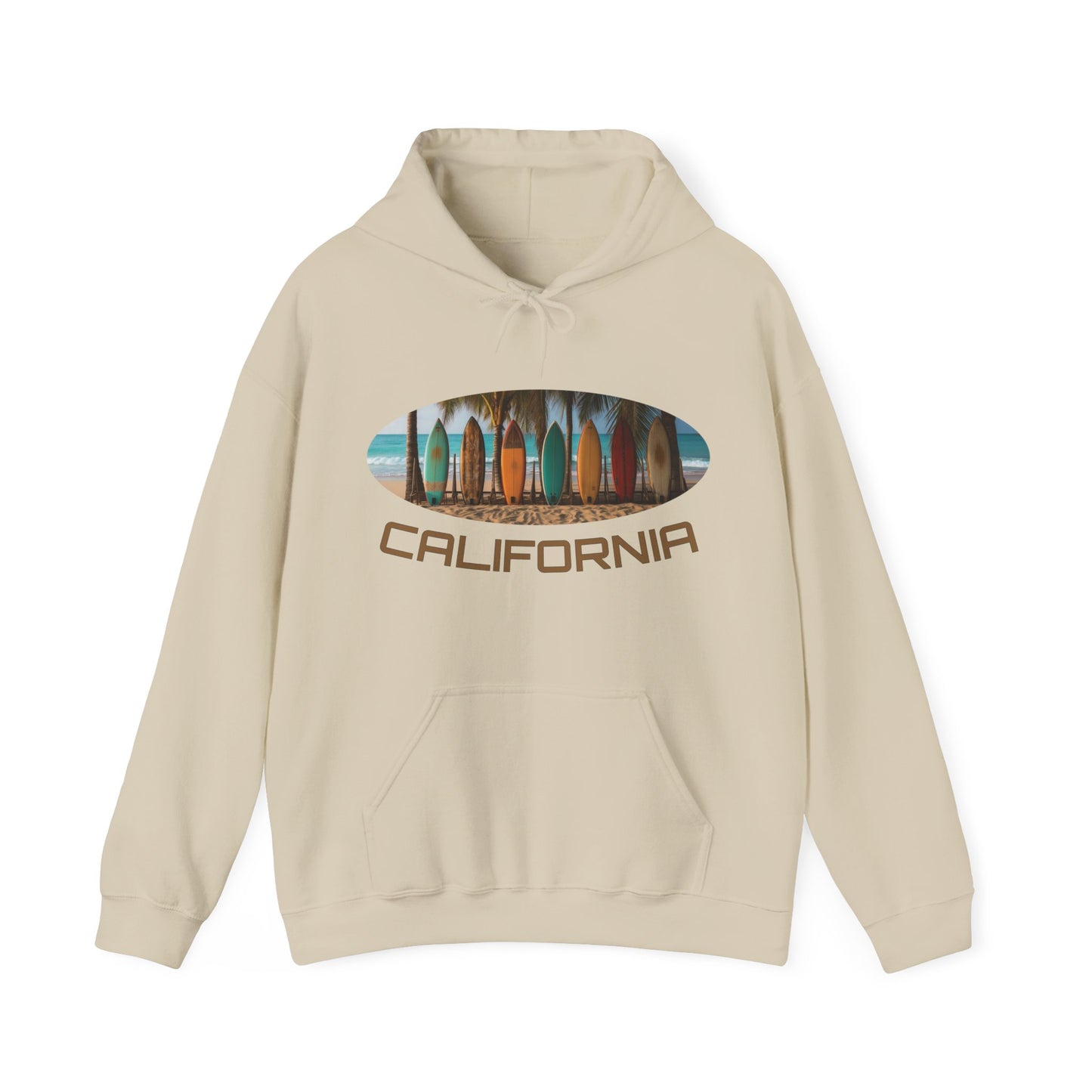 California beautiful surfer beach Hoodie