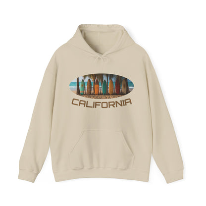 California beautiful surfer beach Hoodie