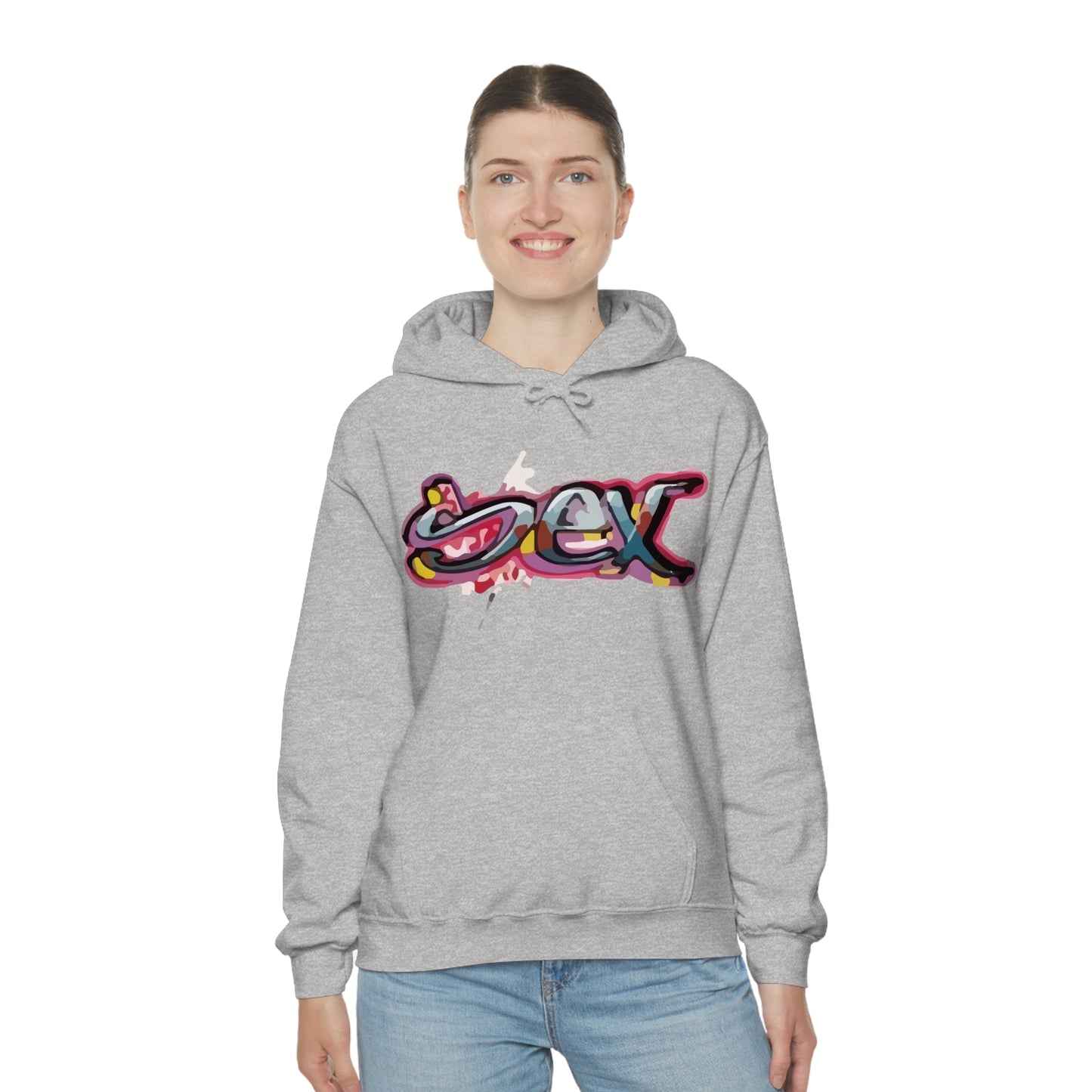 Sex colorful graffiti Hoodie